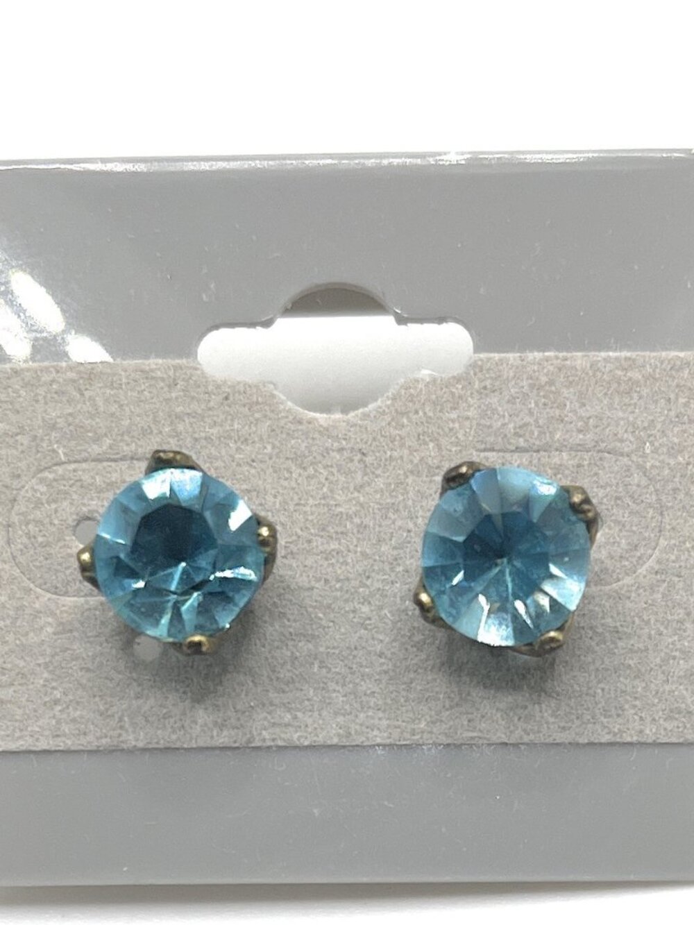 Round Blue Topaz Stud Chloe + Isabel Earring - E1188T